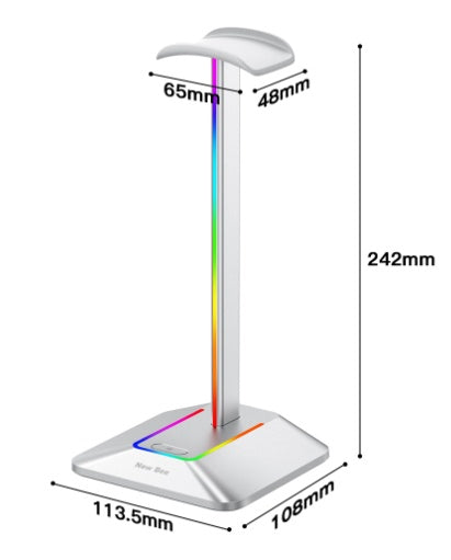 RGB Luminous Gaming Headphone Holder