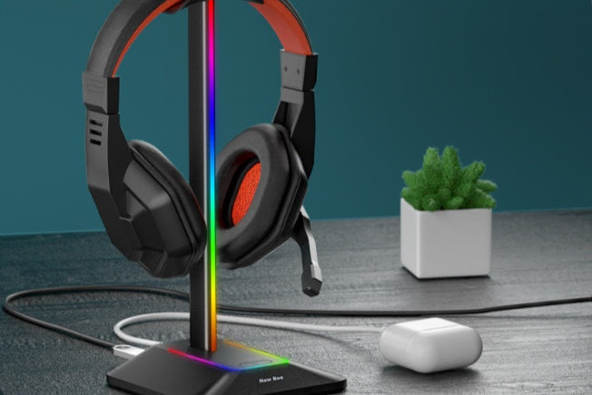 RGB Luminous Gaming Headphone Holder